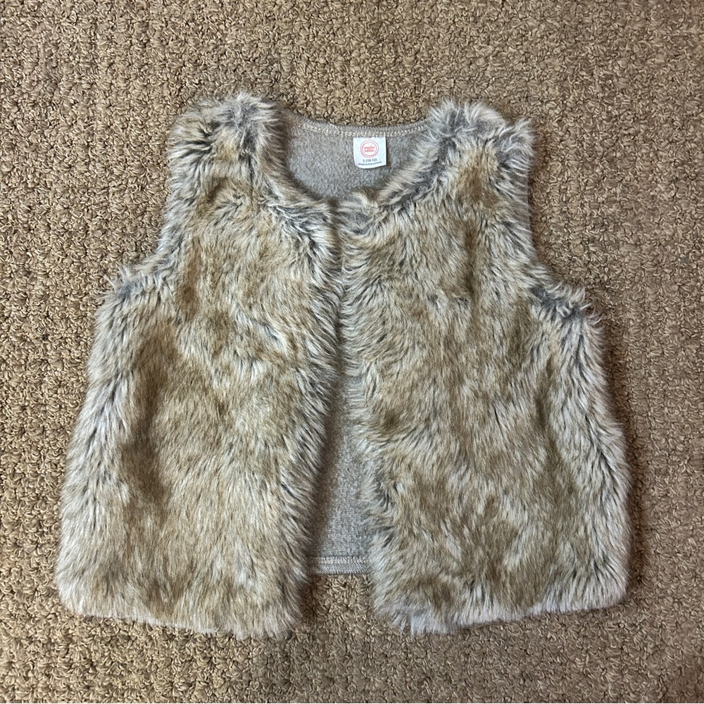 Faux Fur Vest Women’s XS Fur Accessory Y2K Festival or Halloween